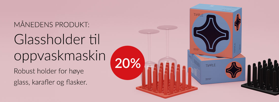 Månedens produkt: Glassholder til oppvaskmaskin