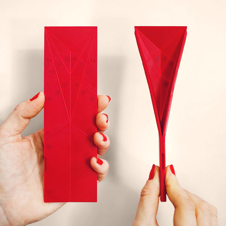 Sammenleggbart målesett i 2-pakning i gruppen Hjemmet / Kjøkken / Kjøkkenredskaper hos SmartaSaker.se (14496)