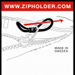 ZipHolder, glidelåsholder