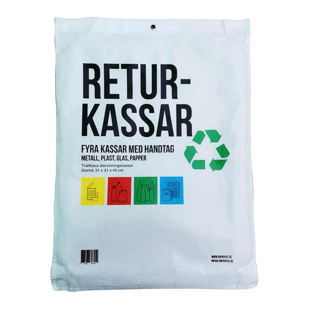 Kildesortering glass, papir, metall & plast i gruppen Hjemmet / Miljøvennlig / Kildesortering hos SmartaSaker.se (11139)