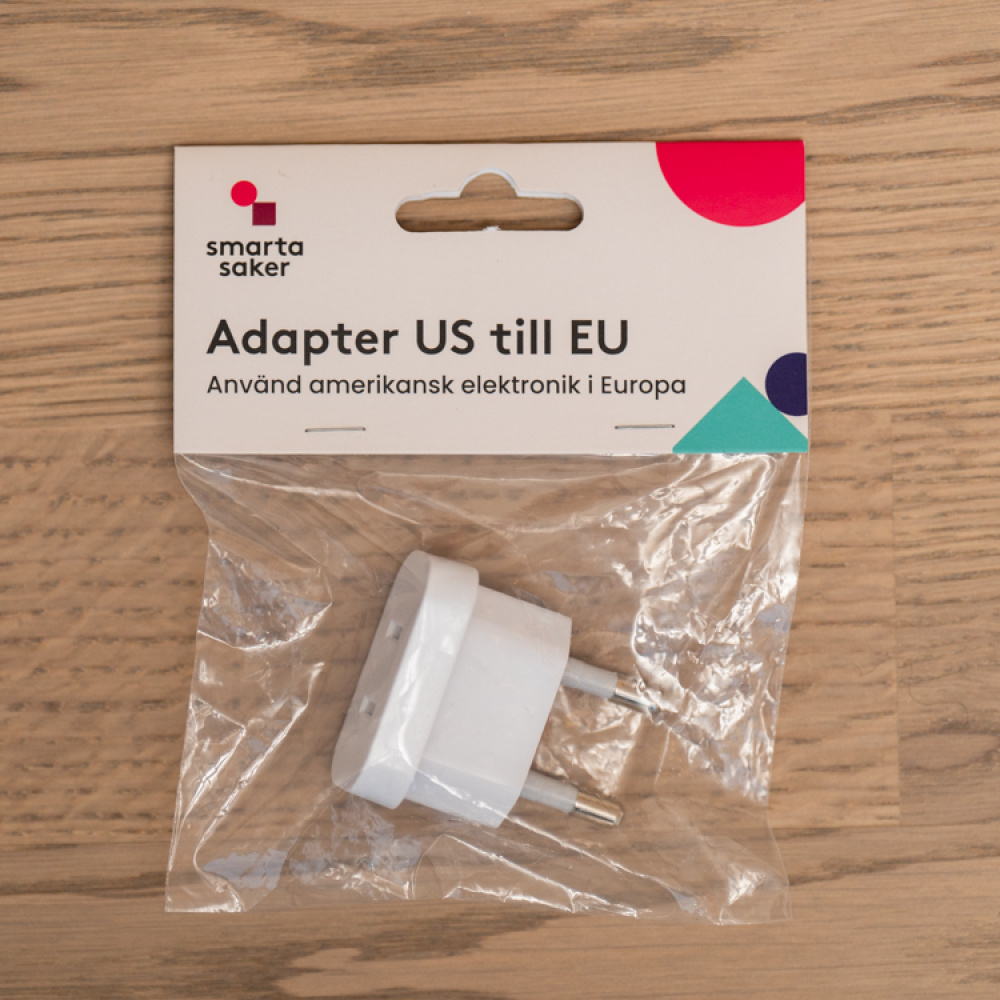 Adapter USA til EU i gruppen Hjemmet / Elektronikk hos SmartaSaker.se (11416)