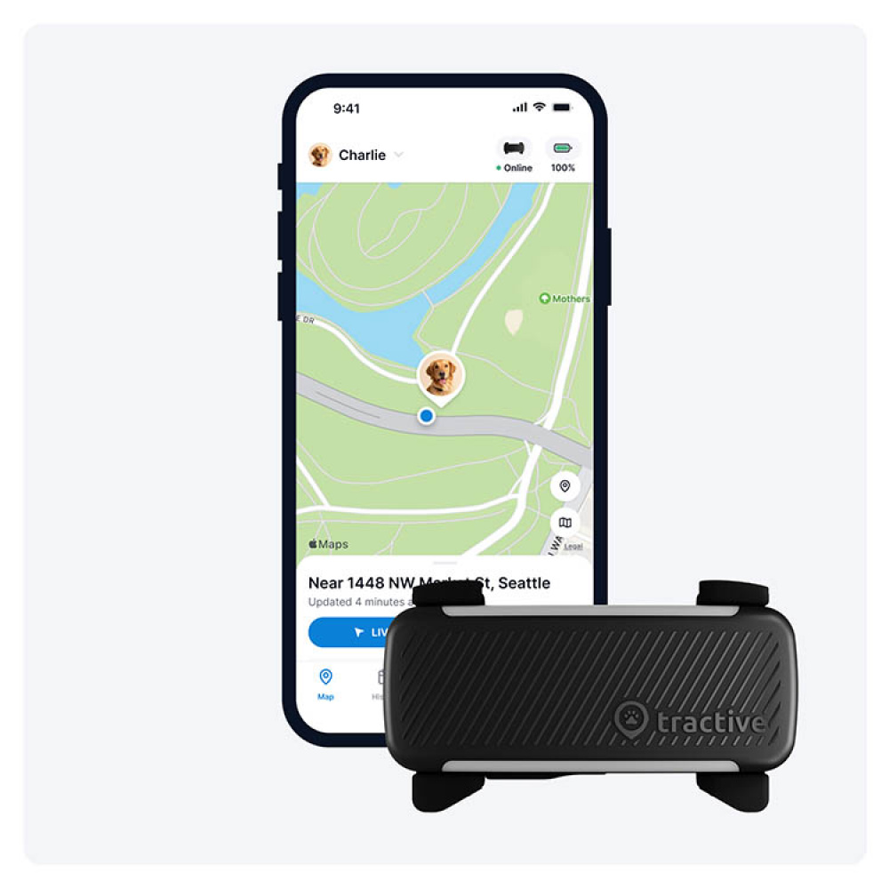 GPS til hund, Tractive i gruppen Fritid / Kjæledyr / Hundesaker hos SmartaSaker.se (11853)