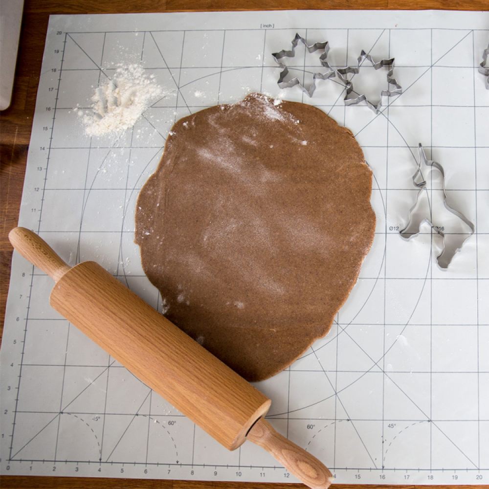 Stor bakematte med mål og skalaer, 90x55 cm i gruppen Hjemmet / Kjøkken / Baking hos SmartaSaker.se (11968)