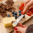 Smørkniv som står, rustfritt stål Smørkniv som står, rustfritt stål