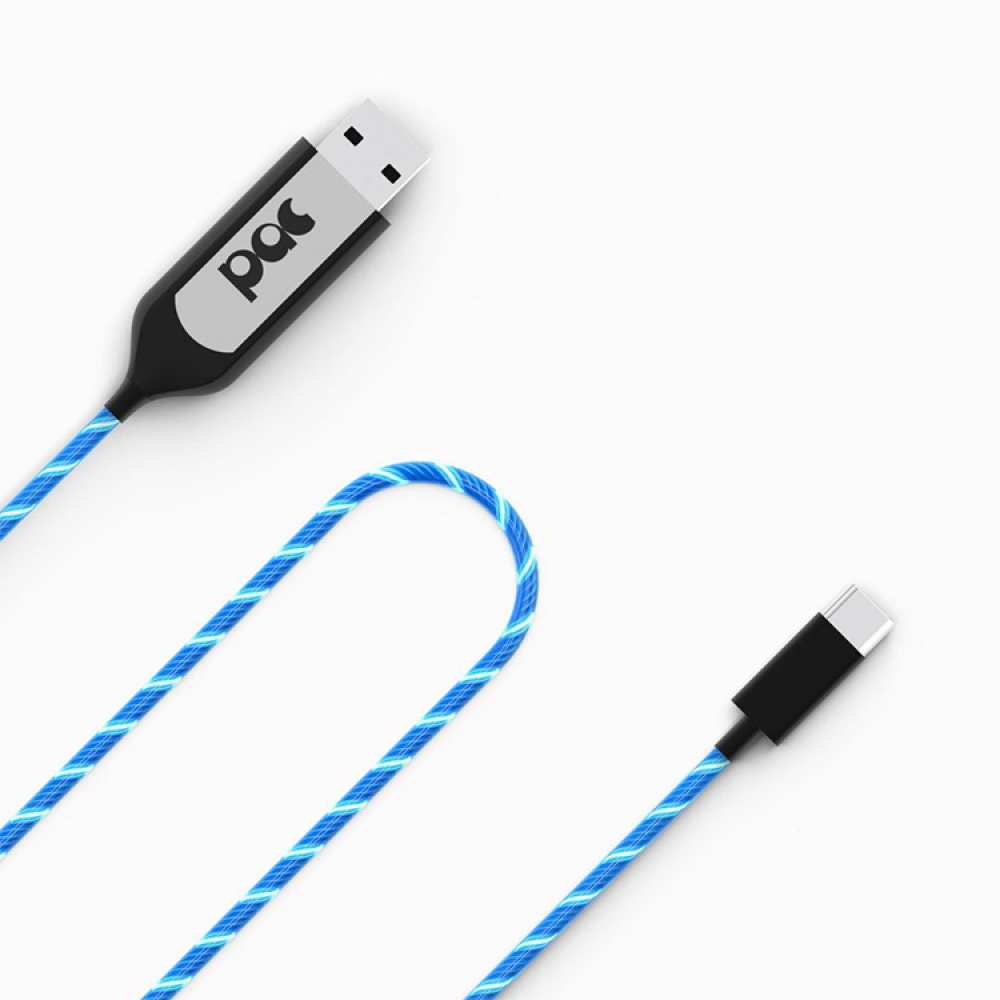 USB-kabel med synlig strøm i gruppen Hjemmet / Elektronikk / Kabler og adaptere hos SmartaSaker.se (12371)