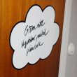 Selfheftende whiteboardtavle