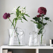 Vase med bukettstøtte Vase med bukettstøtte