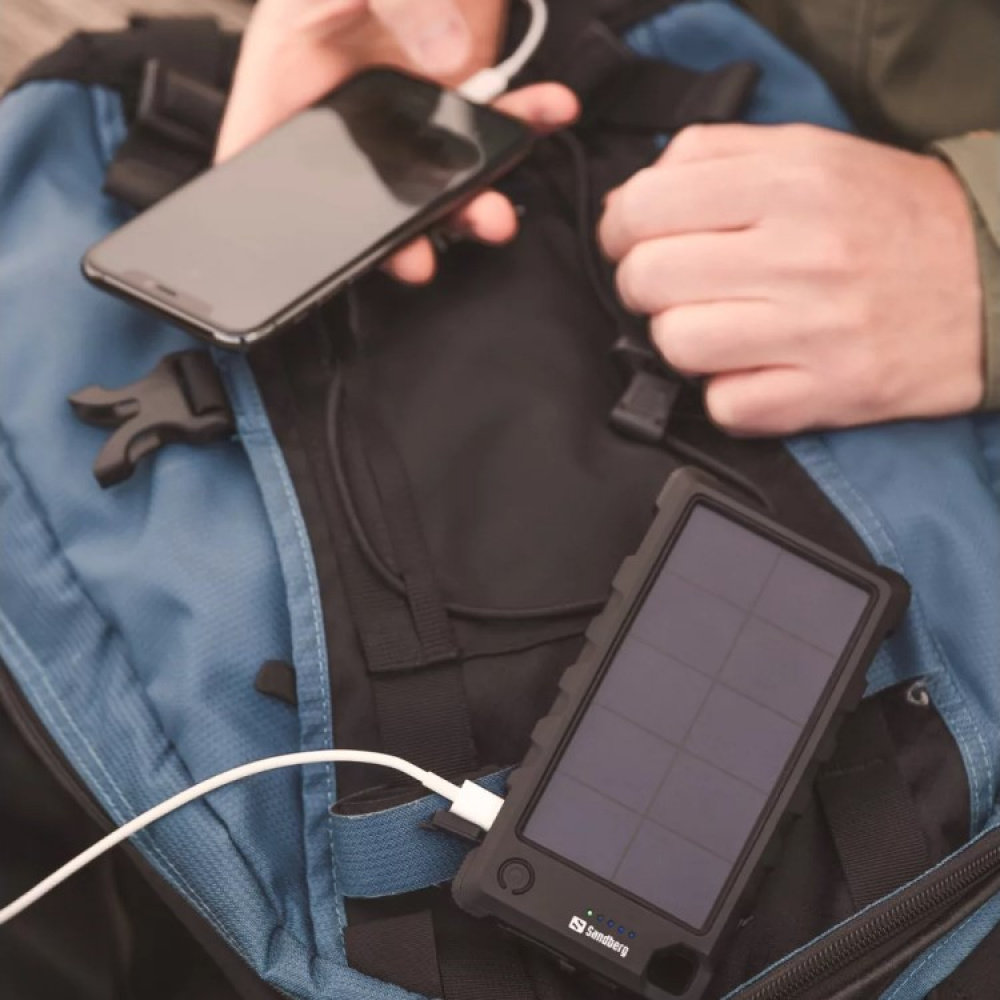 Soldrevet Powerbank i gruppen Hjemmet / Elektronikk / Ladere og Powerbanks hos SmartaSaker.se (12703)