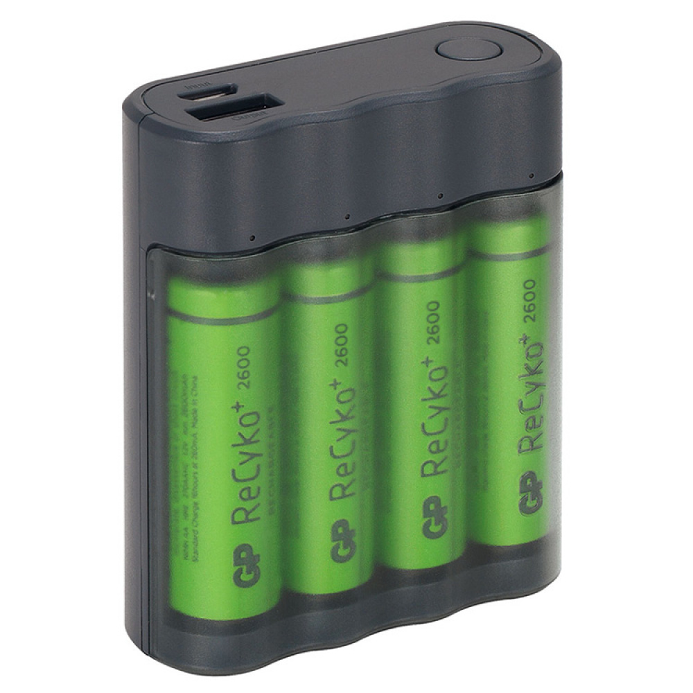 Batterilader med powerbank i gruppen Tilbehør og lignende / Batterier hos SmartaSaker.se (12787)