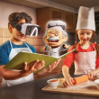Interaktivt matlagingsspill 4D Chef