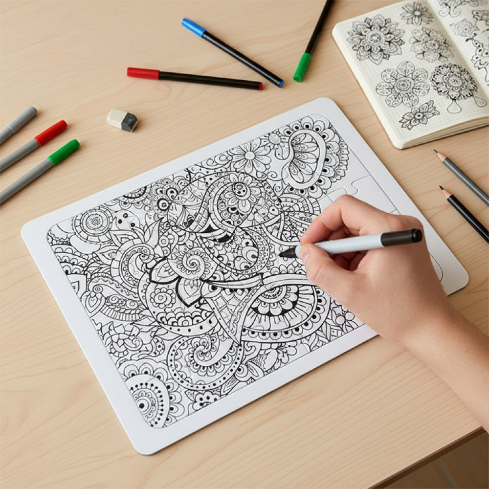 Blankt puslespill, 30 brikker i gruppen Fritid / Spill / Håndarbeid hos SmartaSaker.se (13059)