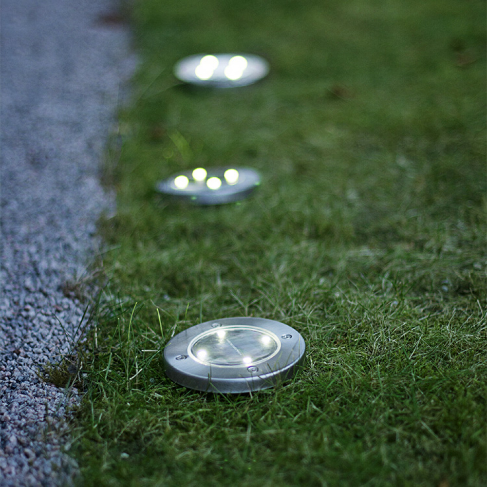 Solcelleladet belysning til gresset, 3-pakning i gruppen Belysning / Utendørs belysning / Solcelleladet belysning hos SmartaSaker.se (13189)