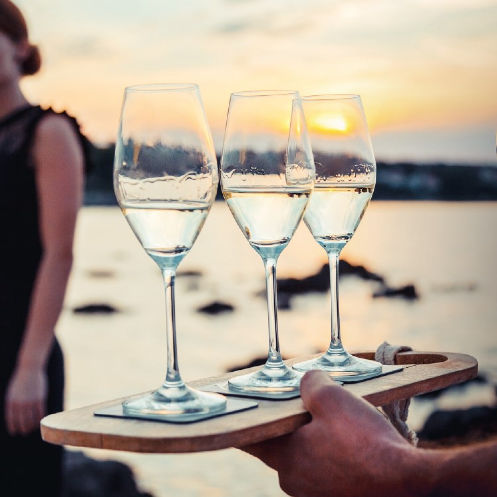 Magnetiske Champagneglass i krystall Silwy, 2 stk. i gruppen Hjemmet / Kjøkken / Drikke hos SmartaSaker.se (13518)