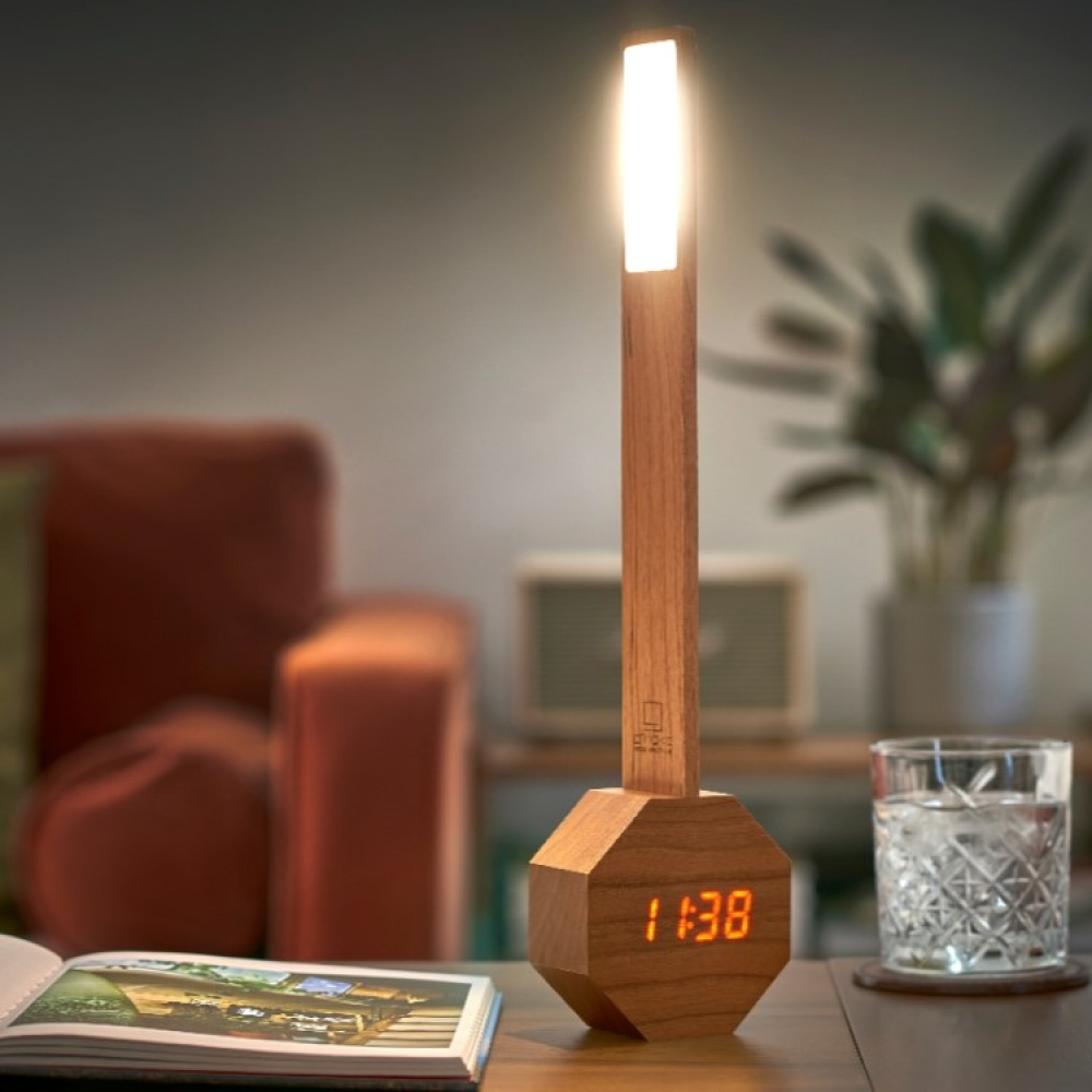 Skrivebordslampe med vekkerklokke i gruppen Belysning / Innendørs belysning / Dekorativ belysning innendørs hos SmartaSaker.se (13622)