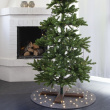 Juletreteppe med stjerner Juletreteppe med stjerner