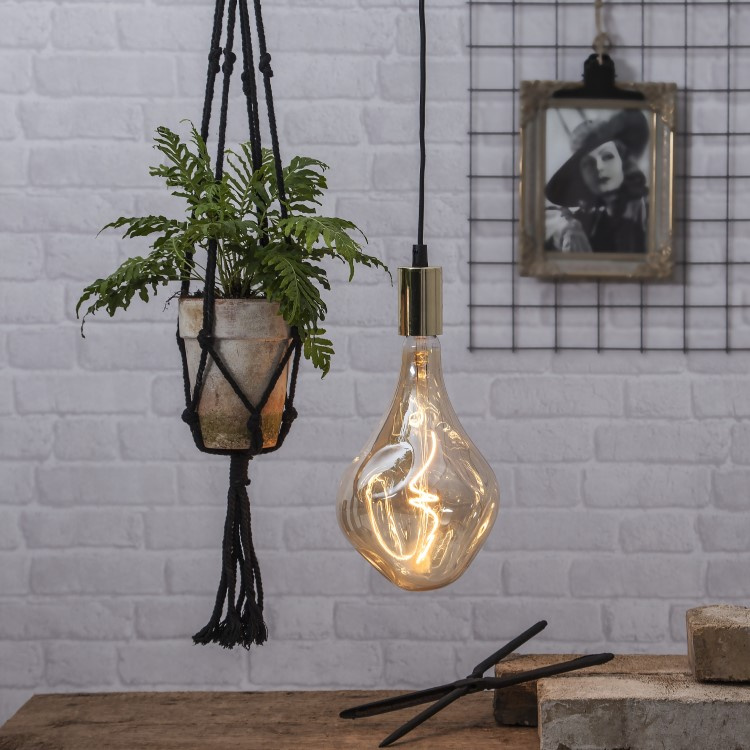 Tekstilledning med E27-sokkel, 40W i gruppen Belysning / Tilbehør til lamper hos SmartaSaker.se (13643)