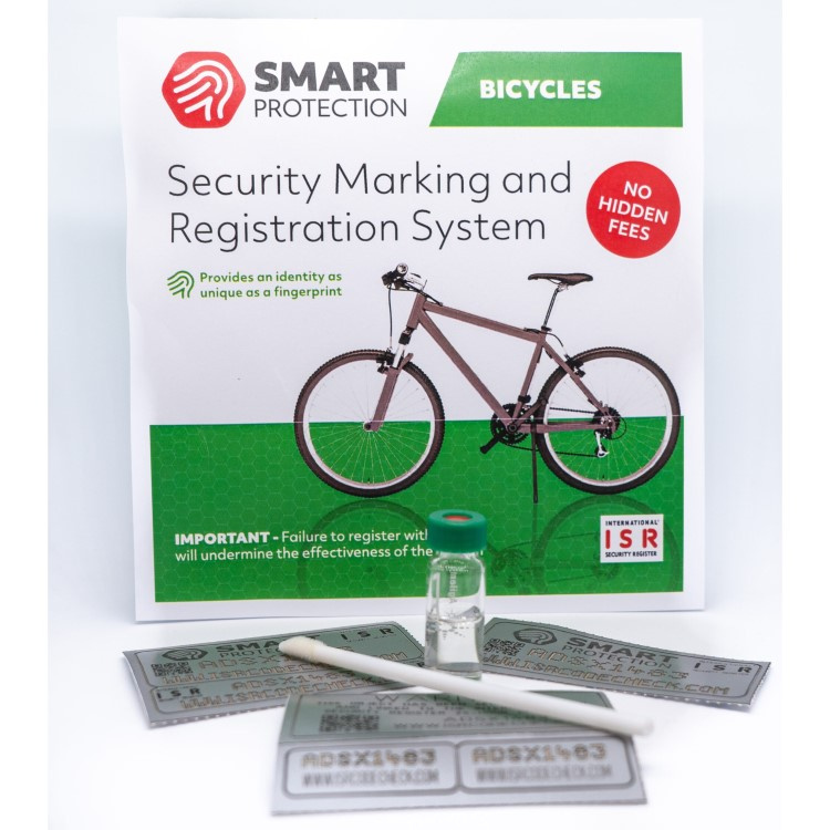 Tyverisikringsmerking for sykler i gruppen Sikkerhet / Trygghet / Tyverisikring hos SmartaSaker.se (13646)