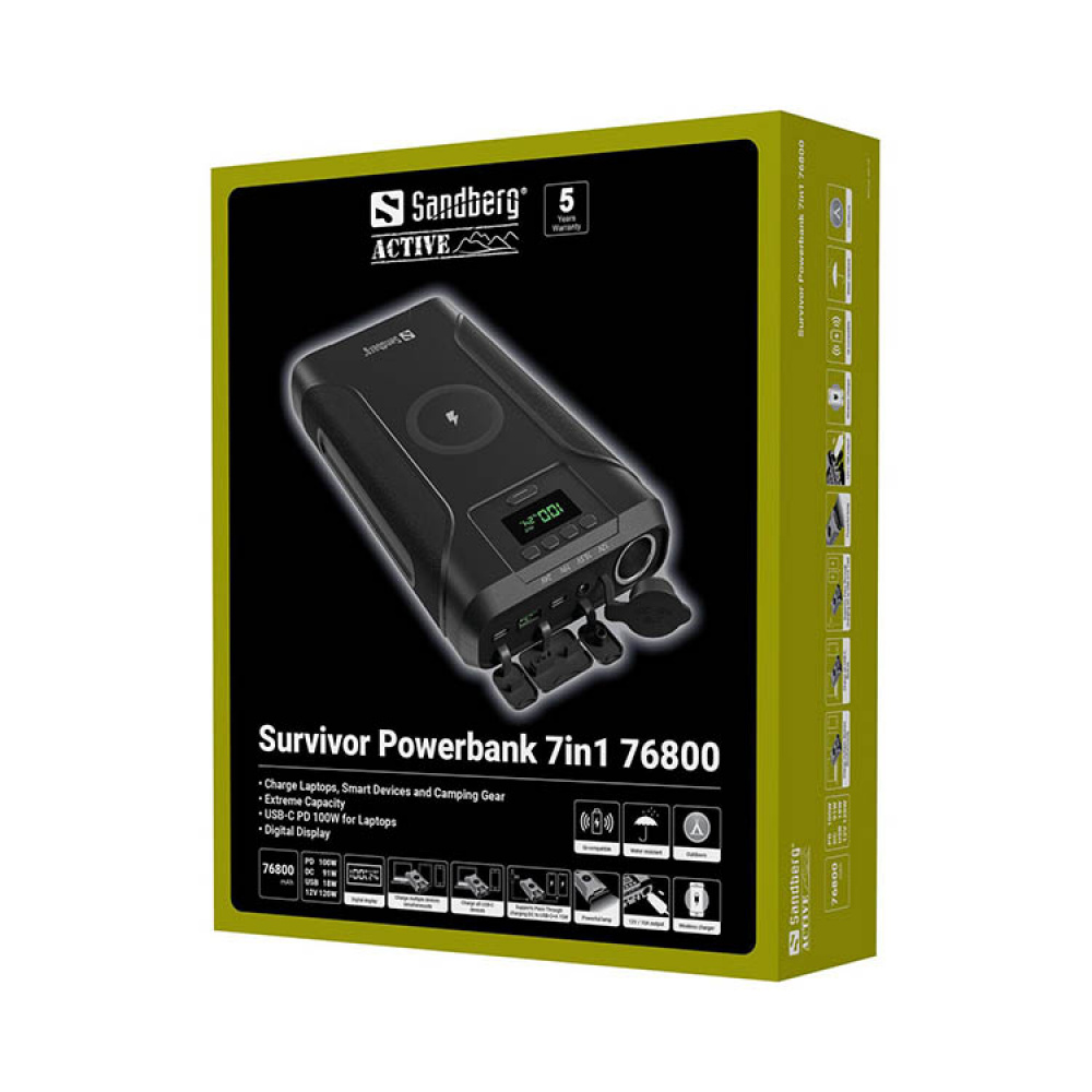 Powerbank 72000 mAh i gruppen Hjemmet / Elektronikk / Ladere og Powerbanks hos SmartaSaker.se (13837)