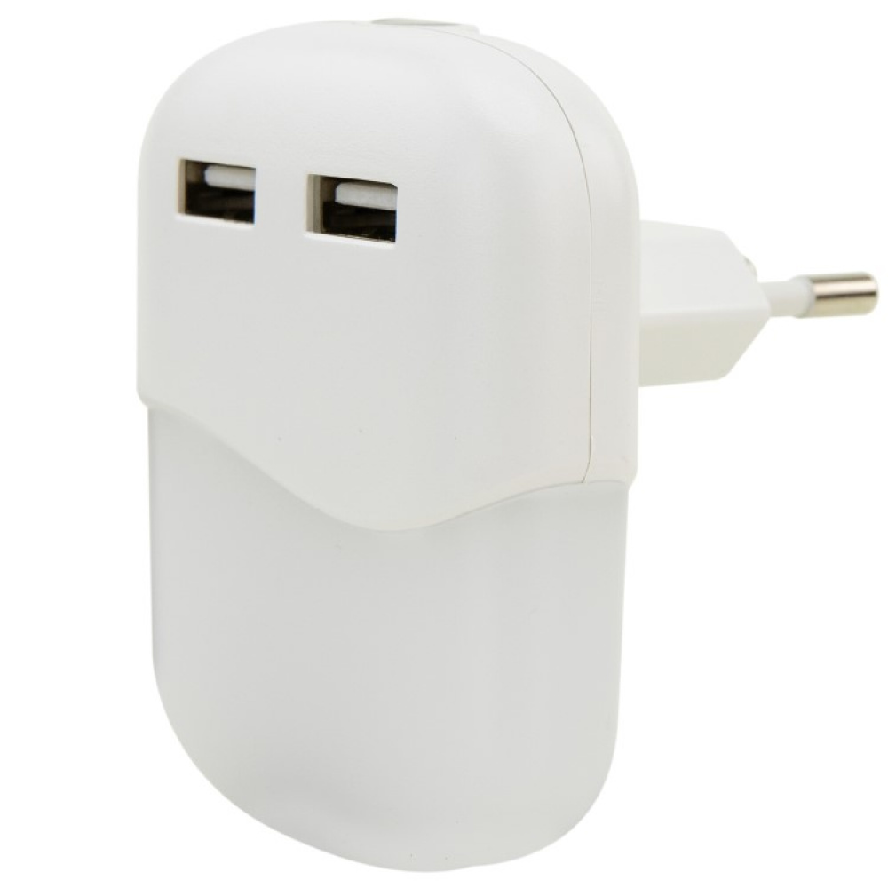 Nattlampe med USB-porter i gruppen Belysning / Innendørs belysning / Nattlampe hos SmartaSaker.se (13847)