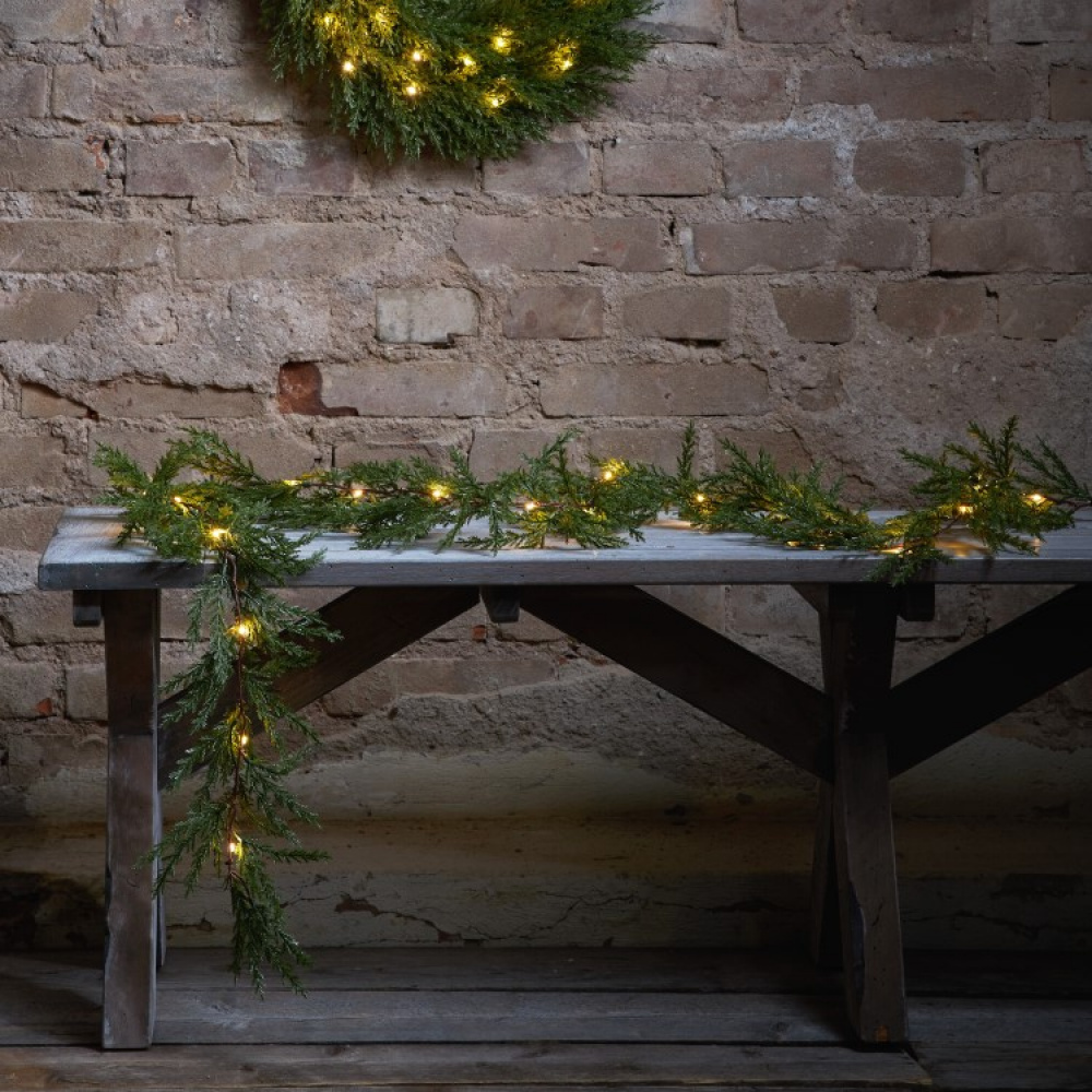 Julekrans for utendørs bruk i gruppen Høytider / Advent og jul / Julebelysning hos SmartaSaker.se (13898)