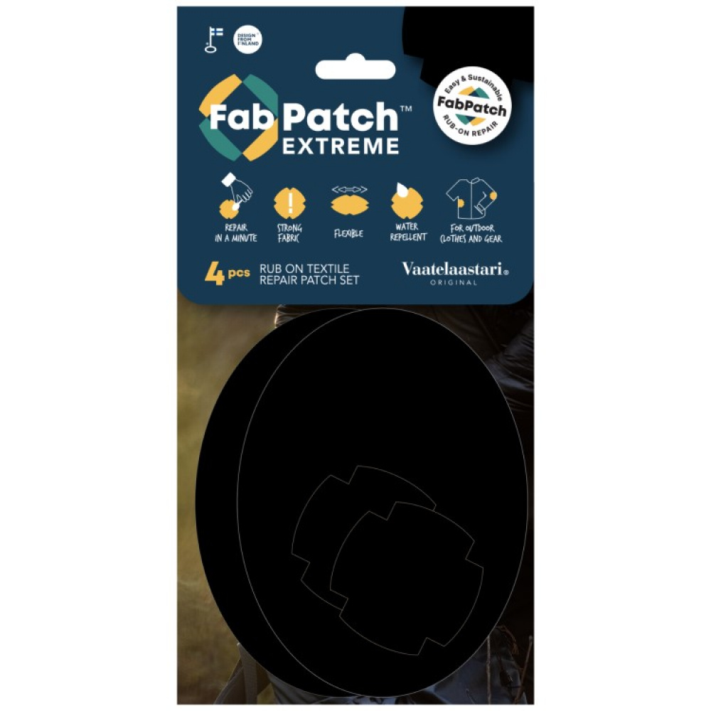 Selvklebende reparasjonslapper Extreme 4 stk., FabPatch i gruppen Fritid / Fikse og Reparere hos SmartaSaker.se (14026)