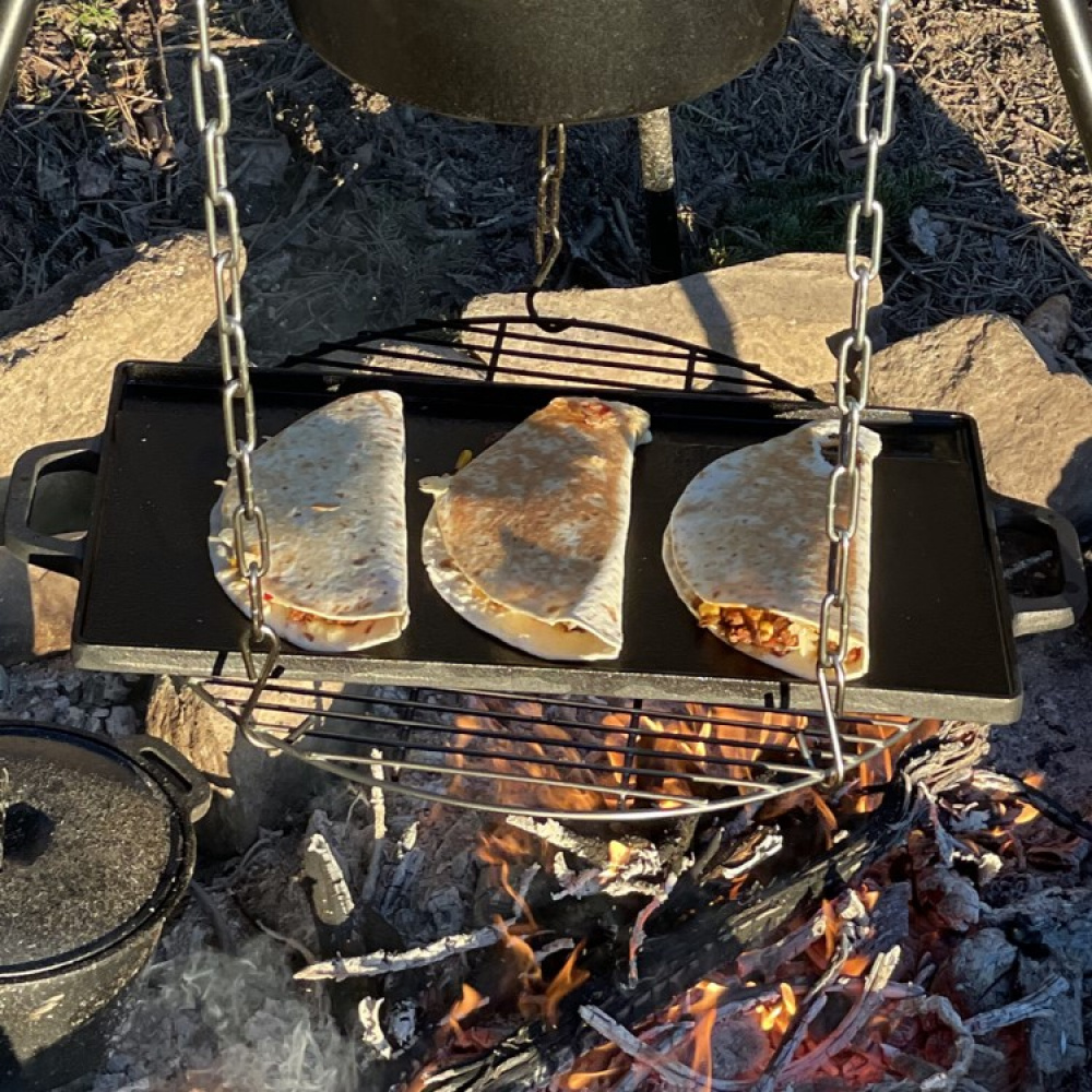 Satake vendbar grill- & stekeplate i støpejern i gruppen Hjemmet / Grillsaker hos SmartaSaker.se (14090)