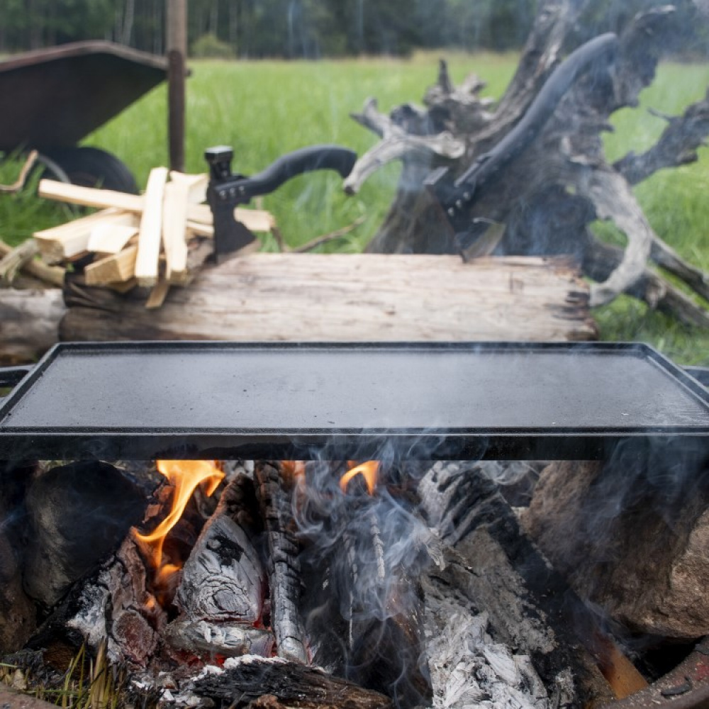 Satake vendbar grill- & stekeplate i støpejern i gruppen Hjemmet / Grillsaker hos SmartaSaker.se (14090)