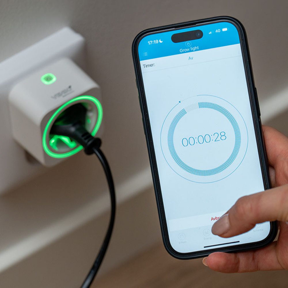 Stikkontakt med timer og Bluetooth i gruppen Hjemmet / Elektronikk / Smarte hjem hos SmartaSaker.se (14222)