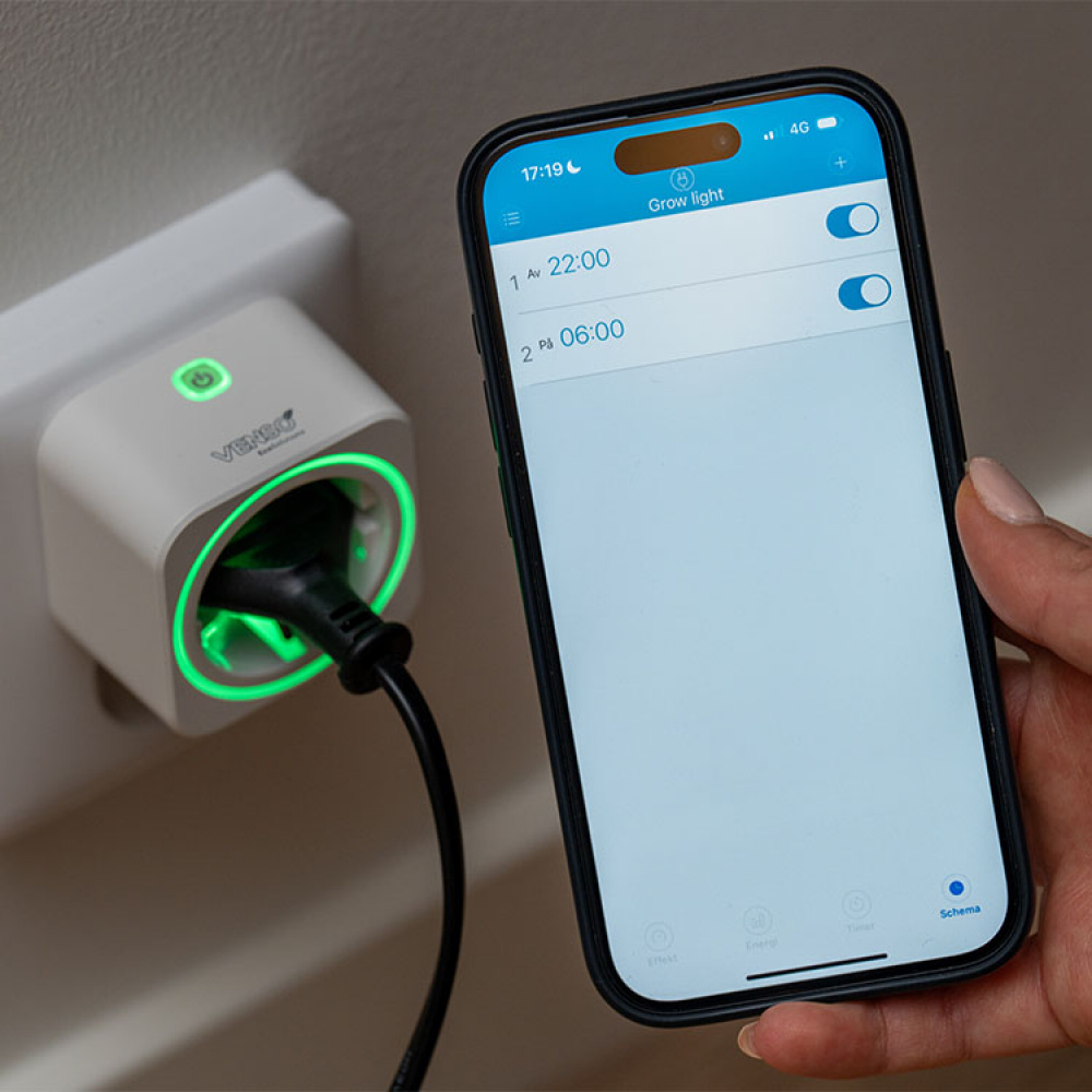 Stikkontakt med timer og Bluetooth i gruppen Hjemmet / Elektronikk / Smarte hjem hos SmartaSaker.se (14222)