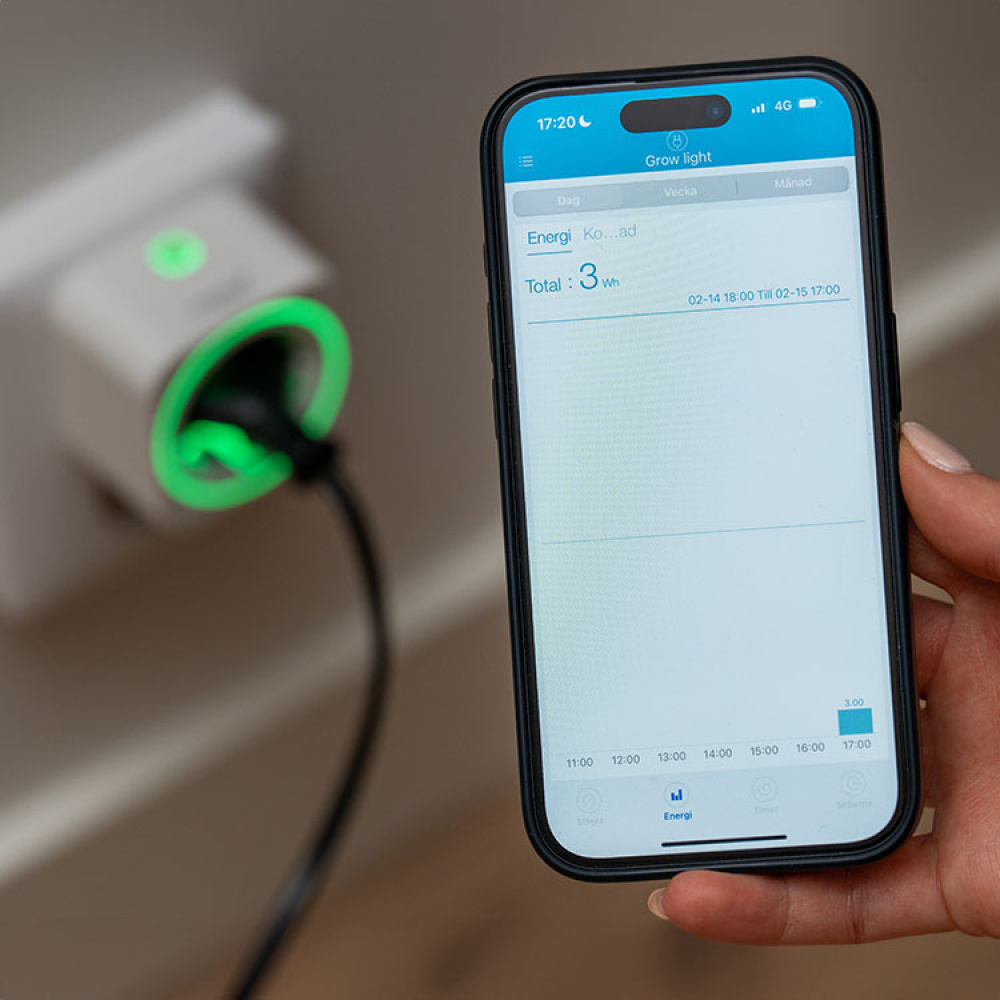 Stikkontakt med timer og Bluetooth i gruppen Hjemmet / Elektronikk / Smarte hjem hos SmartaSaker.se (14222)