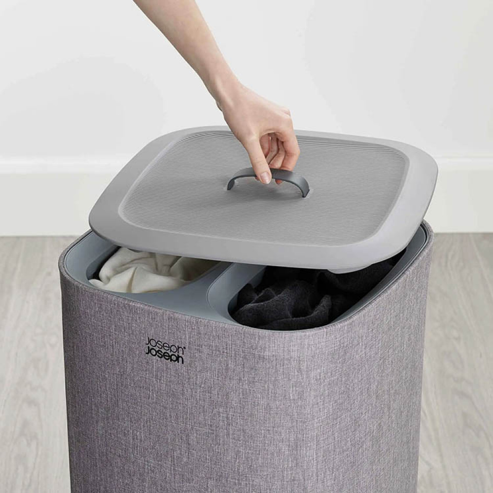 Skittentøyskurv med sorteringsrom i gruppen Hjemmet / Rydd og vask hos SmartaSaker.se (14311)