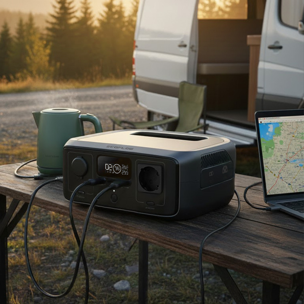 Strømstasjon EcoFlow River 3 i gruppen Hjemmet / Elektronikk / Ladere og Powerbanks hos SmartaSaker.se (14319)