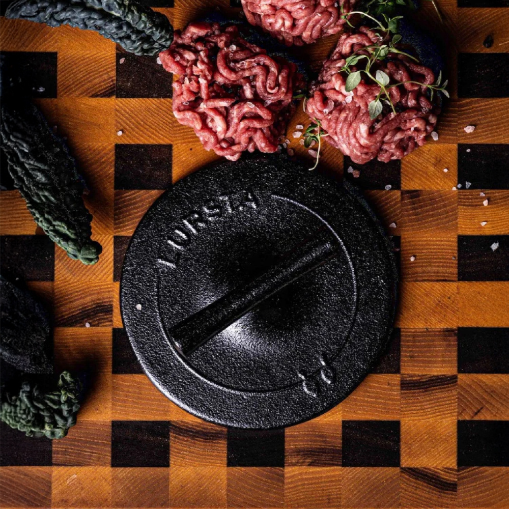Hamburgerpresse i støpejern, Lursta i gruppen Hjemmet / Kjøkken / Kjøkkenredskaper hos SmartaSaker.se (14361)