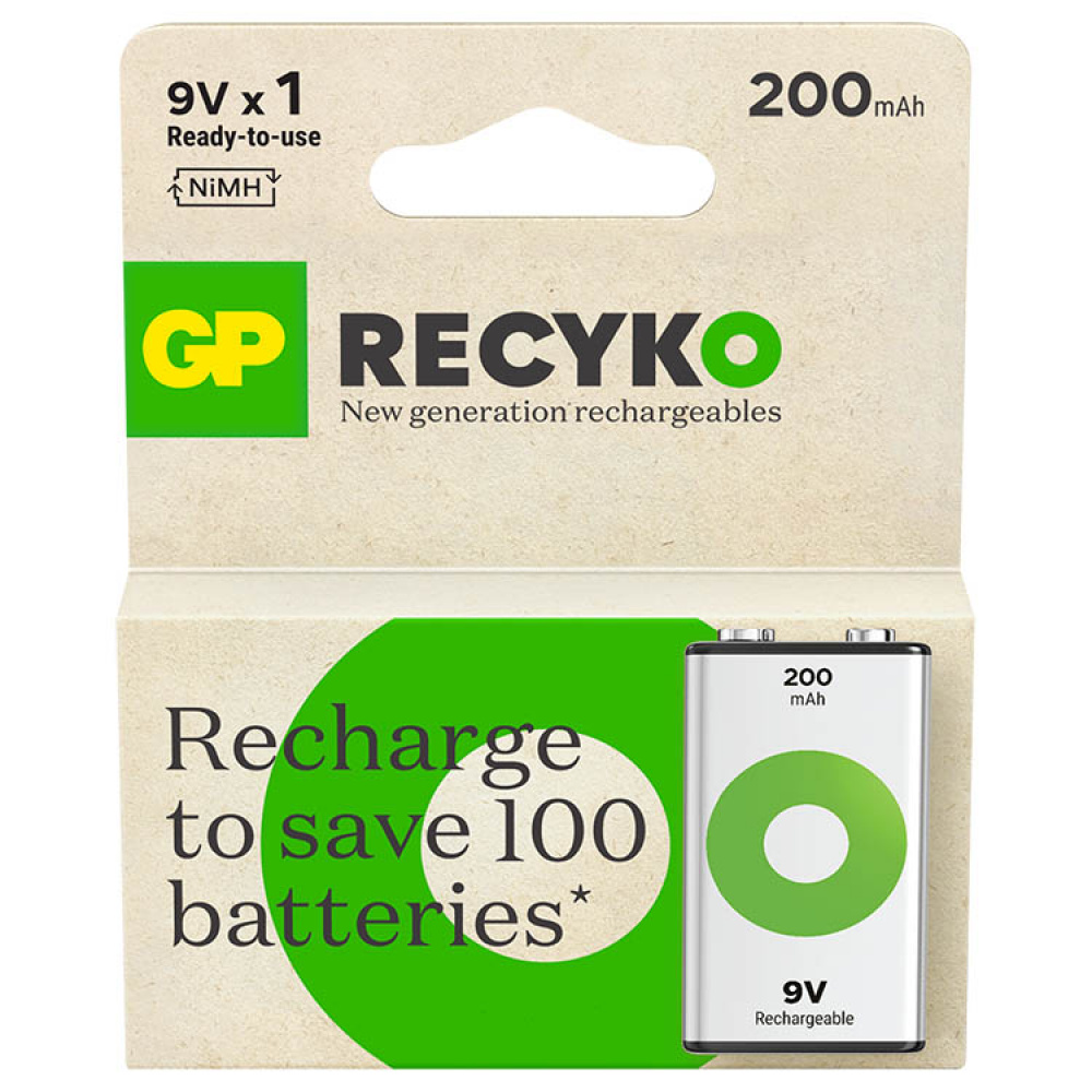 Oppladbare batterier, GP ReCyko i gruppen Tilbehør og lignende / Batterier hos SmartaSaker.se (14485)