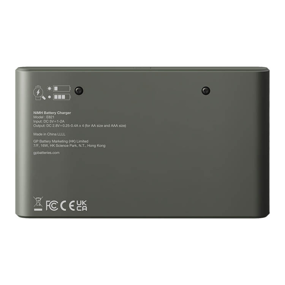 Batterilader med batterier, GP ReCyko i gruppen Hjemmet / Elektronikk / Hjemmeelektronikk hos SmartaSaker.se (14486)