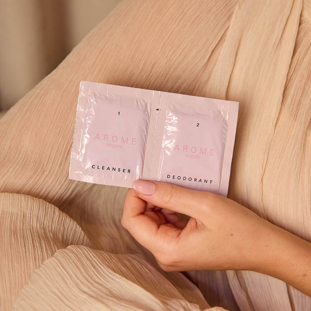 Deoservietter, Arome, 10-pakning i gruppen Hjemmet / Baderom / Hygiene hos SmartaSaker.se (14533)