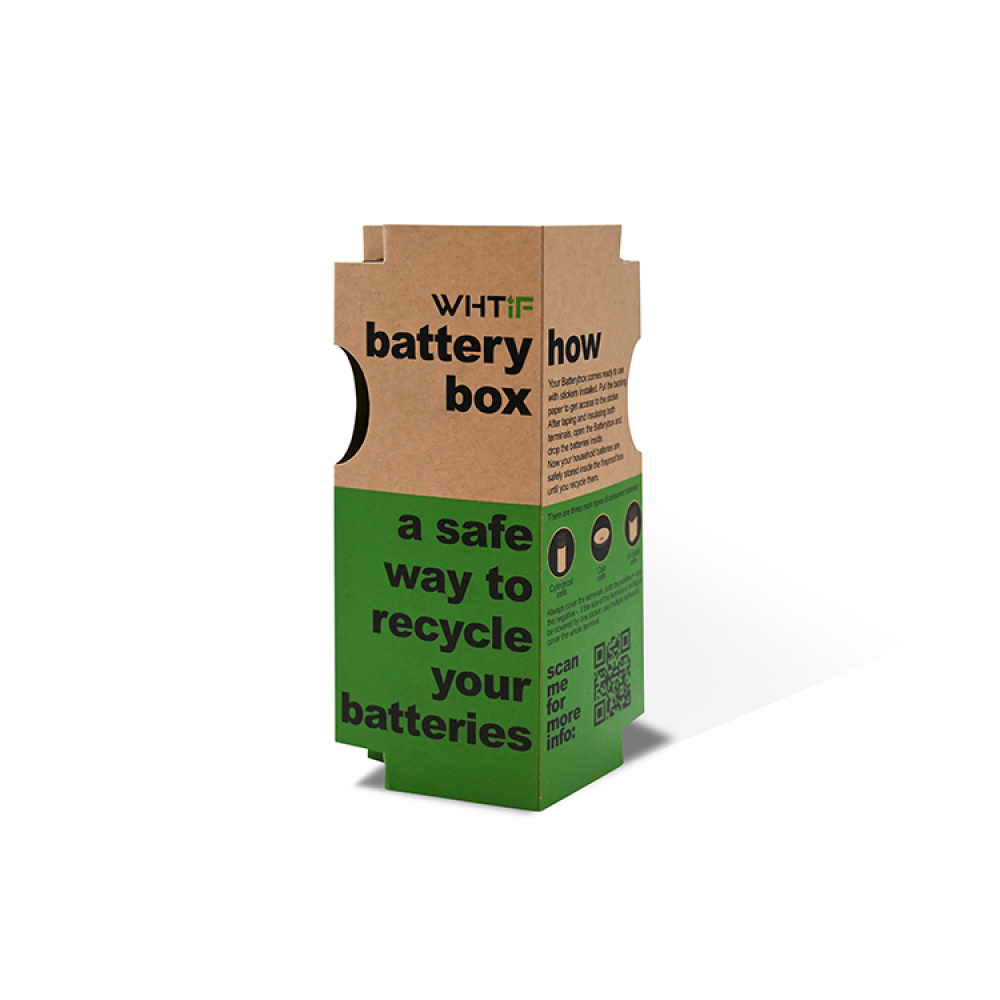 Batteriboks for resirkulering i gruppen Hjemmet / Miljøvennlig / Kildesortering hos SmartaSaker.se (14540)