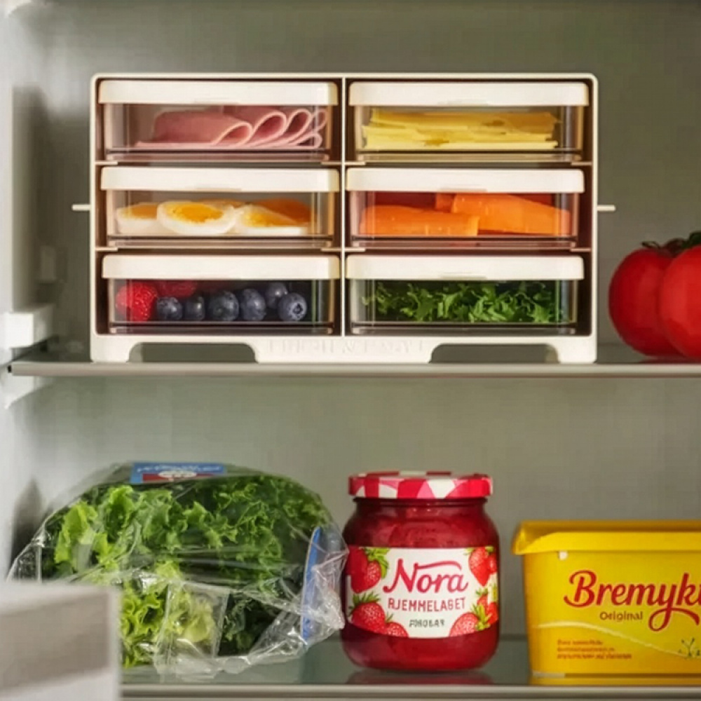 Stativ med skuffer til kjøleskapet i gruppen Hjemmet / Kjøkken hos SmartaSaker.se (14578)