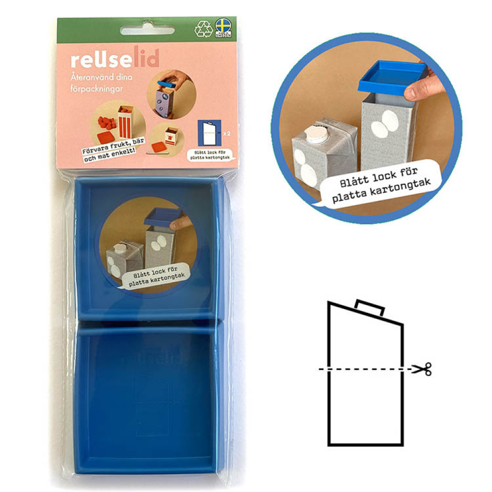 Lokk for drikkekartong, reUselid i gruppen Hjemmet / Miljøvennlig hos SmartaSaker.se (14606)