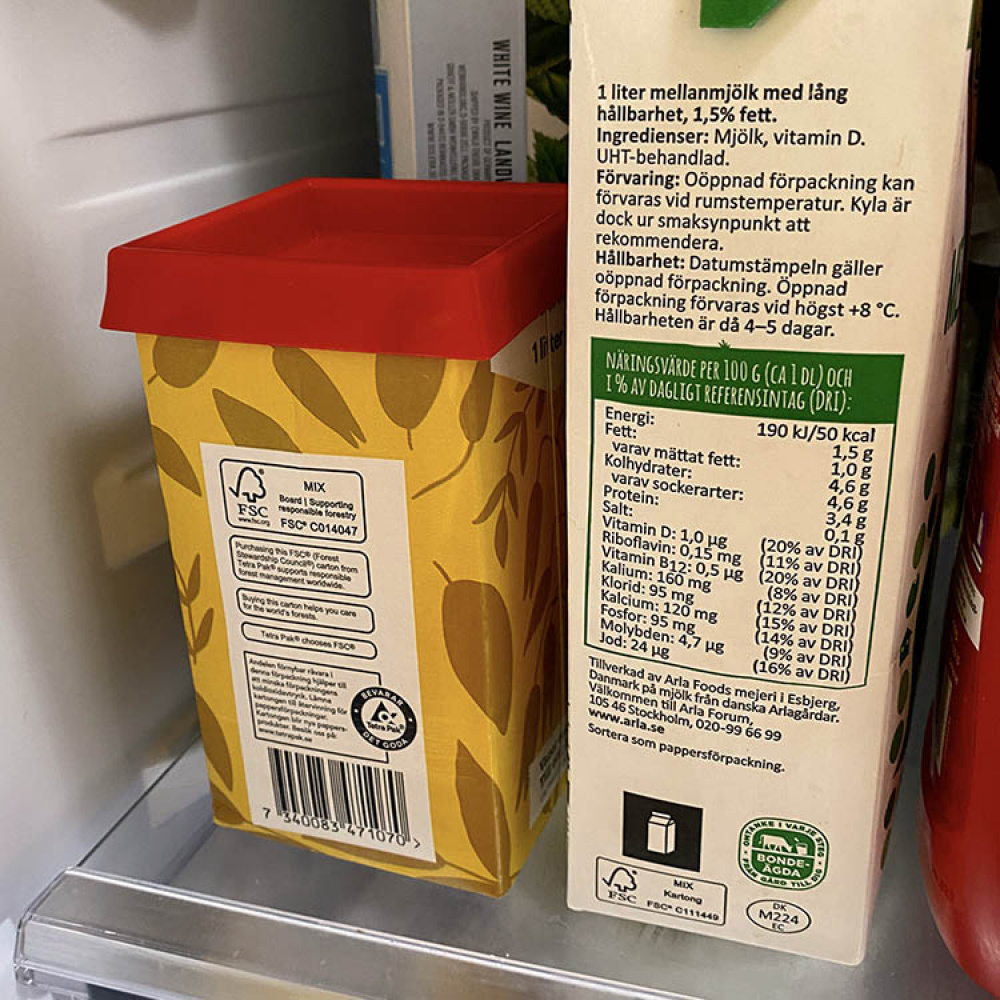 Lokk for drikkekartong, reUselid i gruppen Hjemmet / Miljøvennlig hos SmartaSaker.se (14606)