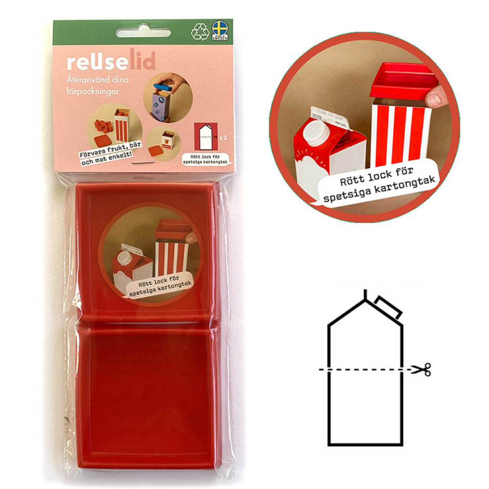 Lokk for drikkekartong, reUselid i gruppen Hjemmet / Miljøvennlig hos SmartaSaker.se (14606)