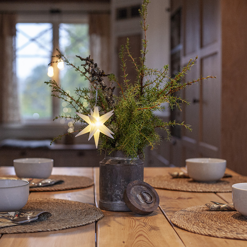 Batteridrevet mini 3D-stjerne i gruppen Høytider / Advent og jul / Julebelysning hos SmartaSaker.se (14655)