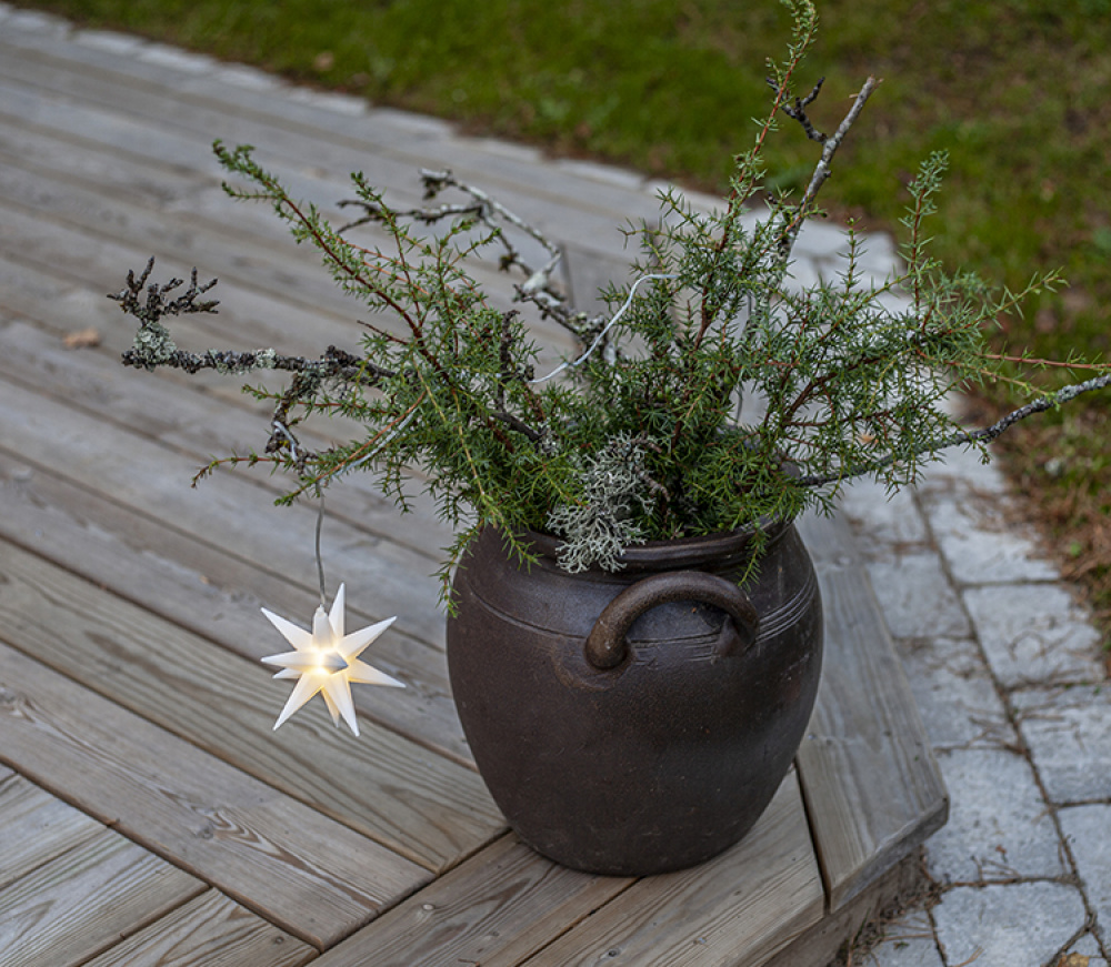 Batteridrevet mini 3D-stjerne i gruppen Høytider / Advent og jul / Julebelysning hos SmartaSaker.se (14655)