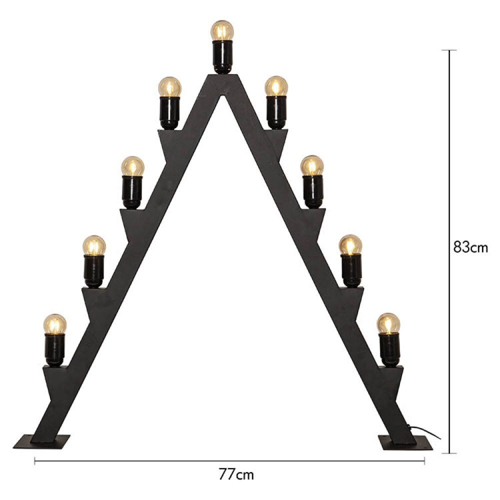 Stor adventslysestake for utendørs bruk i gruppen Høytider / Advent og jul / Julebelysning hos SmartaSaker.se (14656)