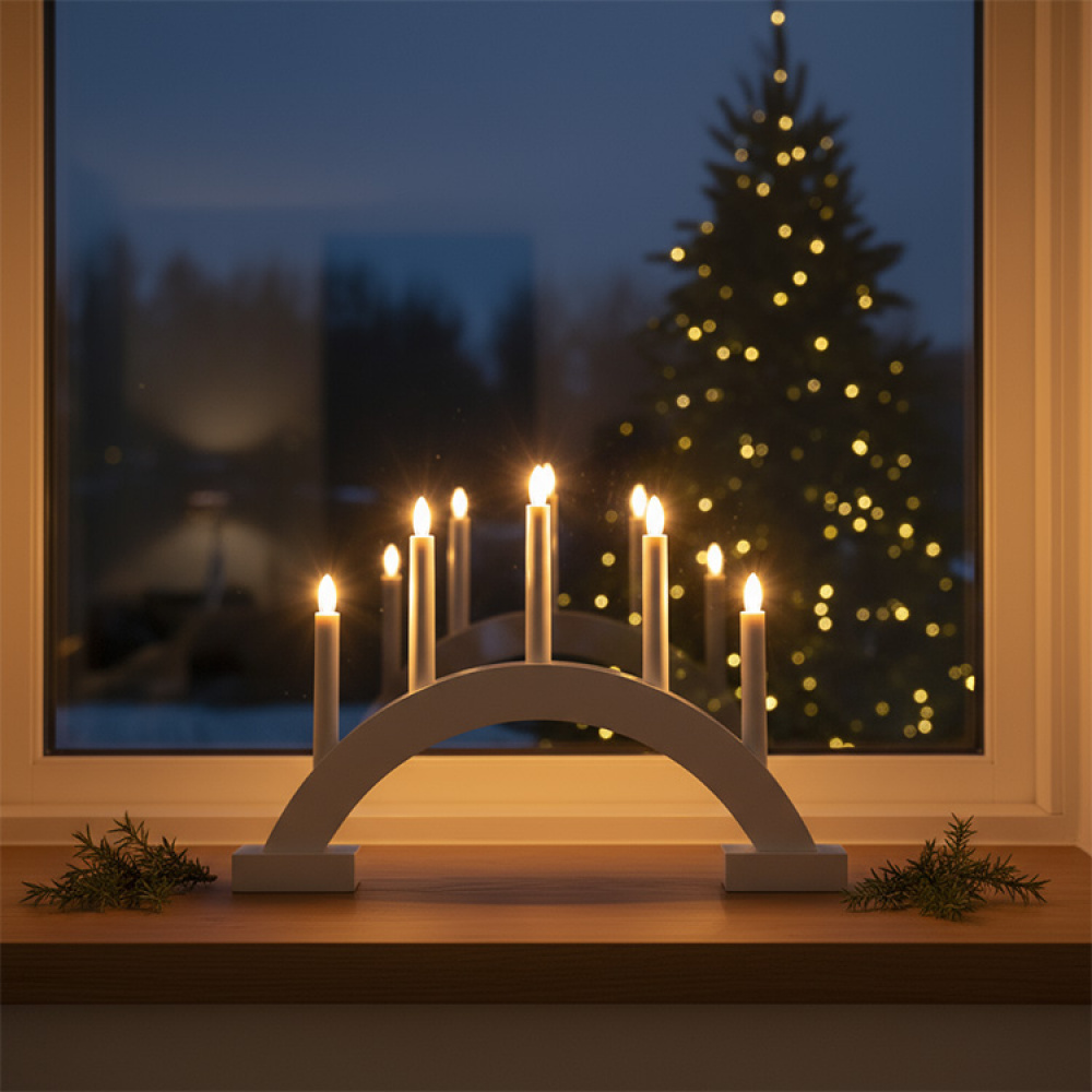 Batteridrevet adventslysestake i gruppen Advent og jul / Julebelysning hos SmartaSaker.se (14657)