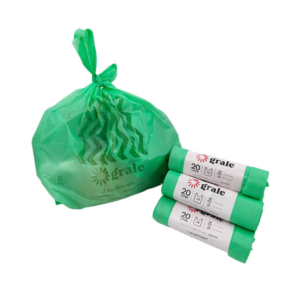 Komposterbar avfallspose, Grale i gruppen Hjemmet / Miljøvennlig / Kildesortering hos SmartaSaker.se (14718)