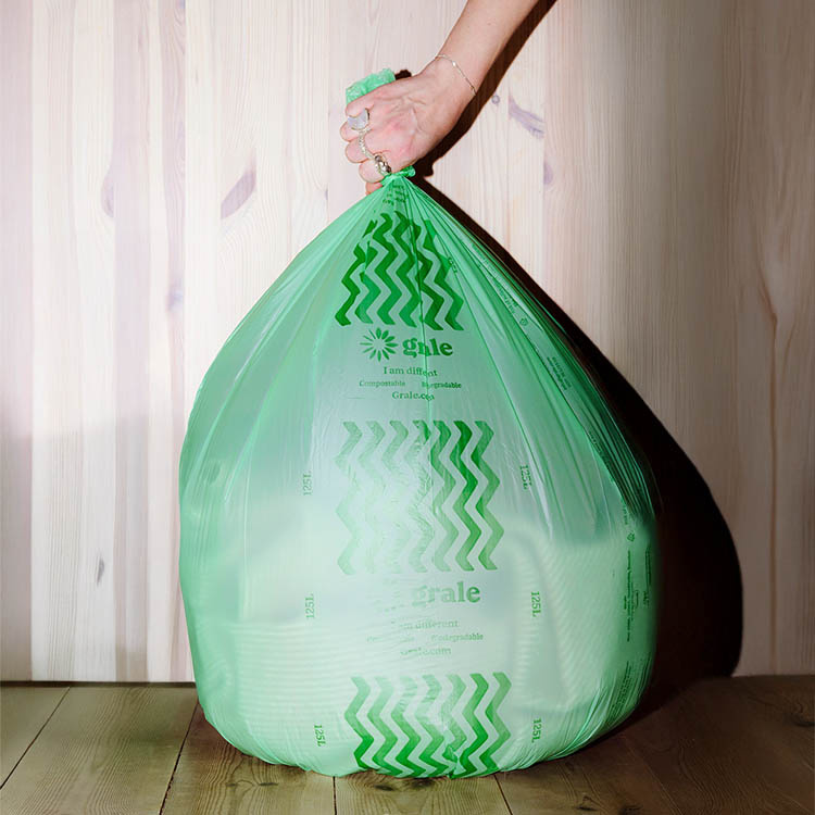 Komposterbar søppelsekk 125 liter, Grale i gruppen Hjemmet / Miljøvennlig / Kildesortering hos SmartaSaker.se (14719)