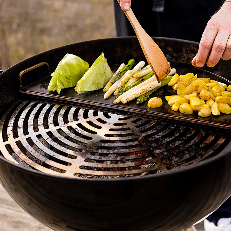 Halvrund stekeplate, Kockums Jernverk i gruppen Hjemmet / Grillsaker hos SmartaSaker.se (14734)