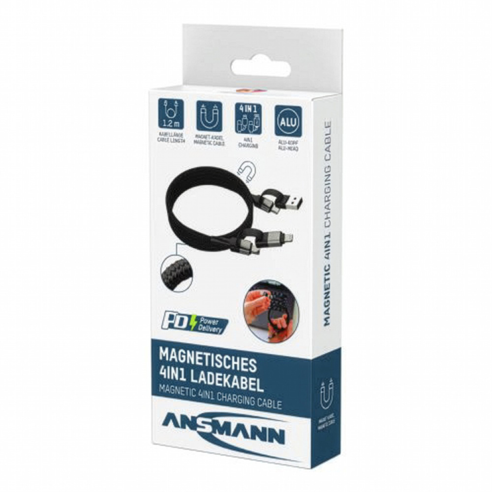 Magnetisk multikabel i gruppen Hjemmet / Elektronikk / Kabler og adaptere hos SmartaSaker.se (14811)