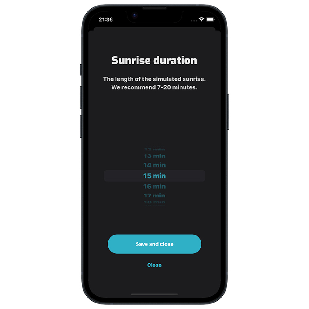 Smart vekkerklokke med lys, WakeMe i gruppen Hjemmet / Elektronikk / Hjemmeelektronikk hos SmartaSaker.se (14828)
